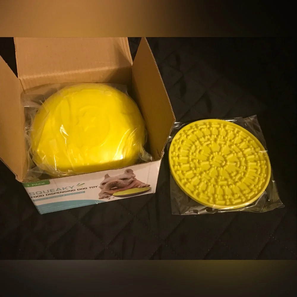 Treat/Food Dispensing Dog Toy & LickMat Bundle